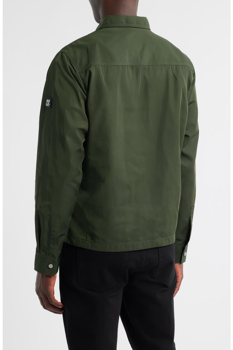 Evalom Water Repellent Jacket, Alternate, color, DARK GREEN