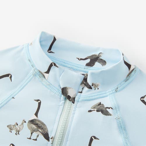 Milkbarn Zipper Shortall Swimsuit In Gray