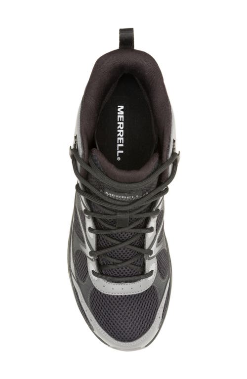 Merrell Tempo Exp Waterproof Mid Top Hiking Shoe In Gray