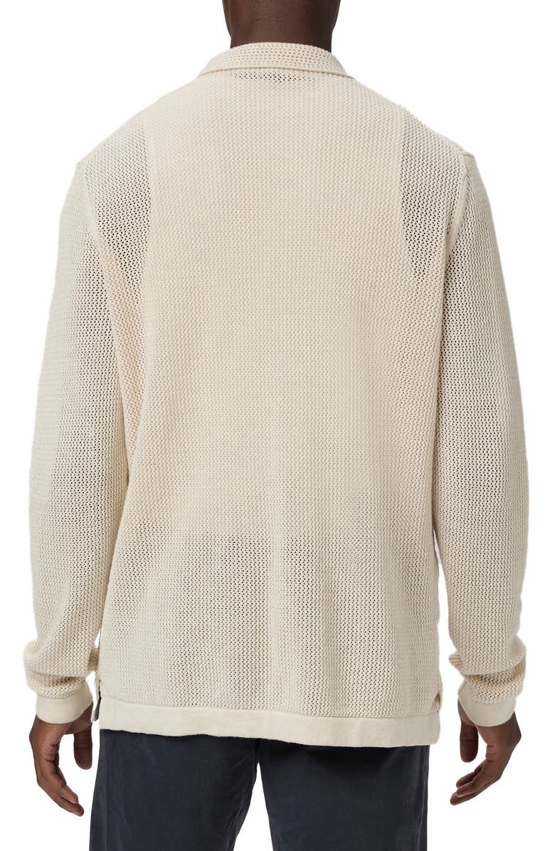 PAIGE Wilkinson Organic Cotton Cardigan, Alternate, color, Heathereded Macadamia