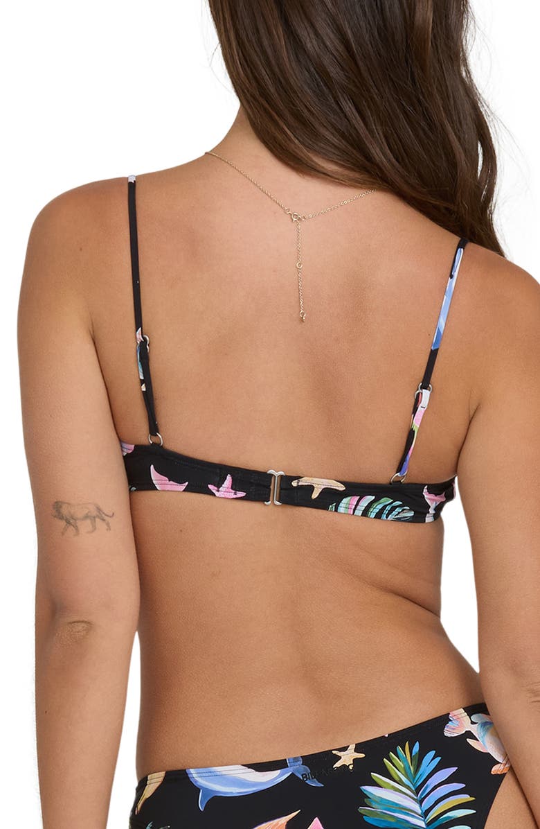 Billabong Party Wave Jaclyn Crop Bikini Top, Alternate, color, 