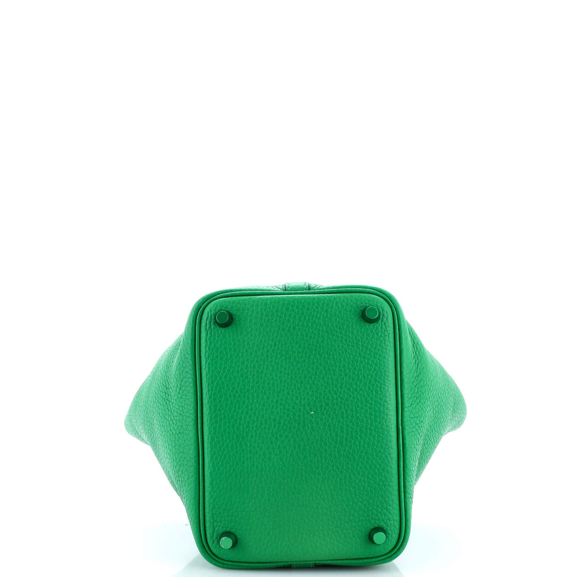 Pre-Owned Hermes Monochrome Picotin Lock Bag Clemence PM, Alternate, color, 