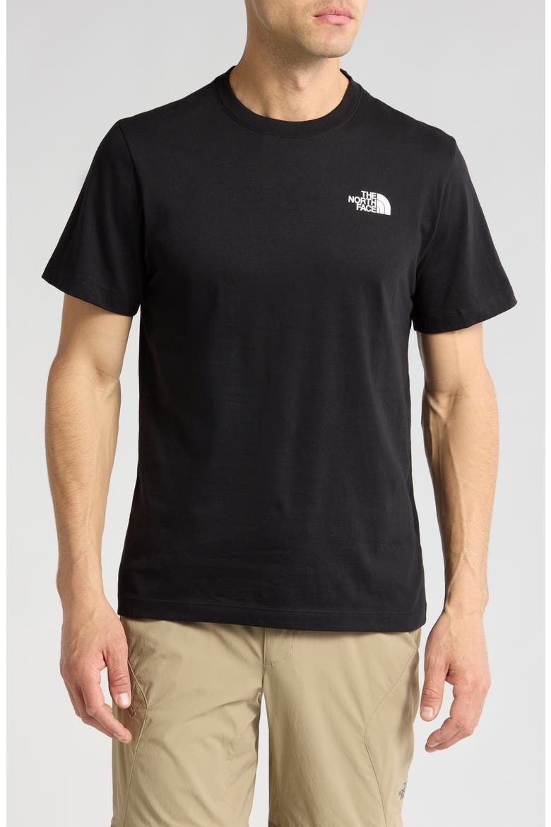 Box Logo Graphic Tee, Main, color, TNF BLACK/ TNF WHITE