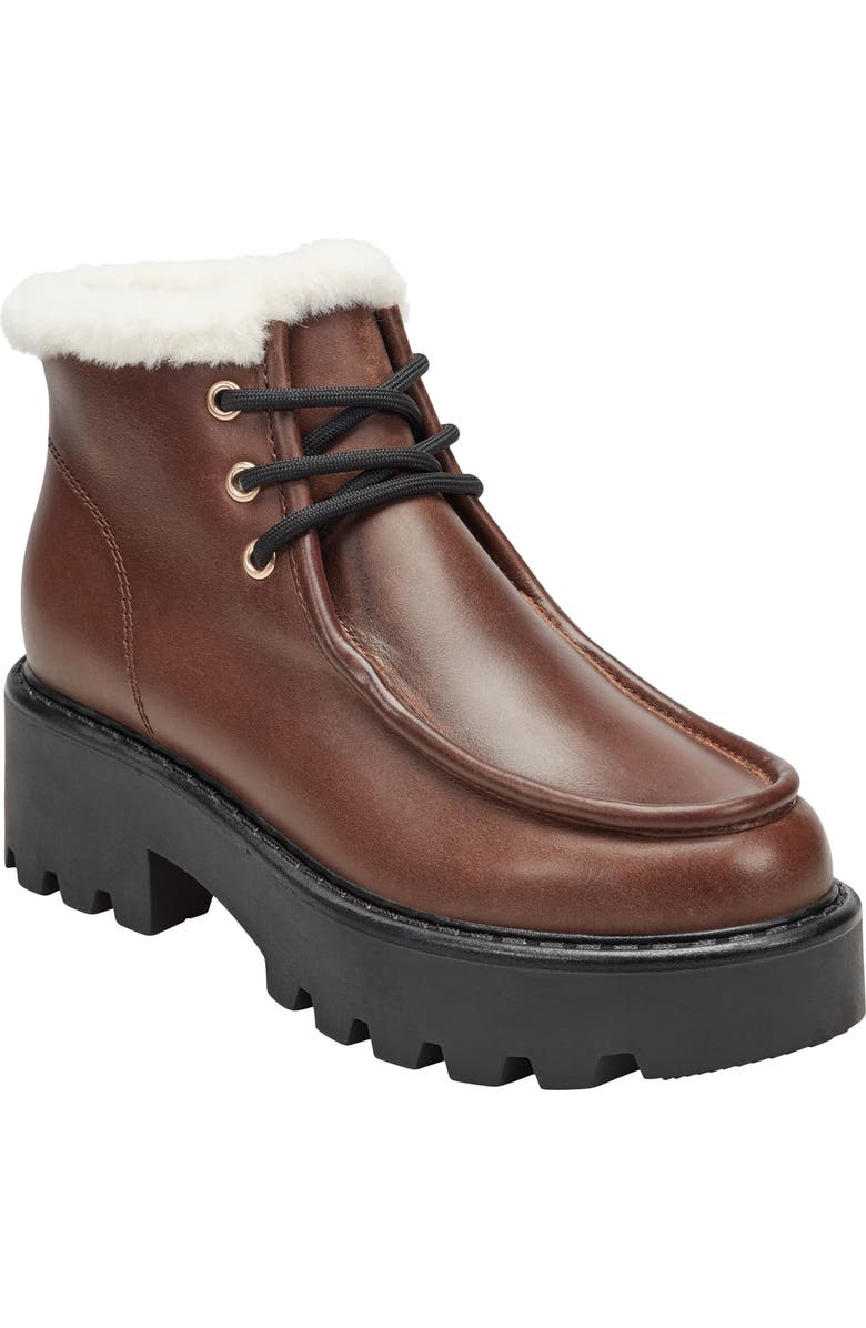 Marc Fisher LTD Percy Suede Bootie, Main, color, Dark Brown