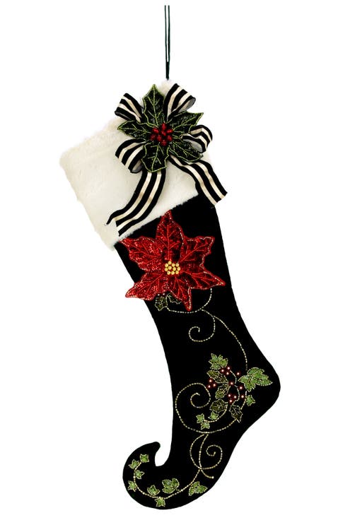 Poinsettia Ivy Stocking