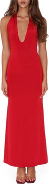 Tiger Mist Solyne Plunge Neck Maxi Dress