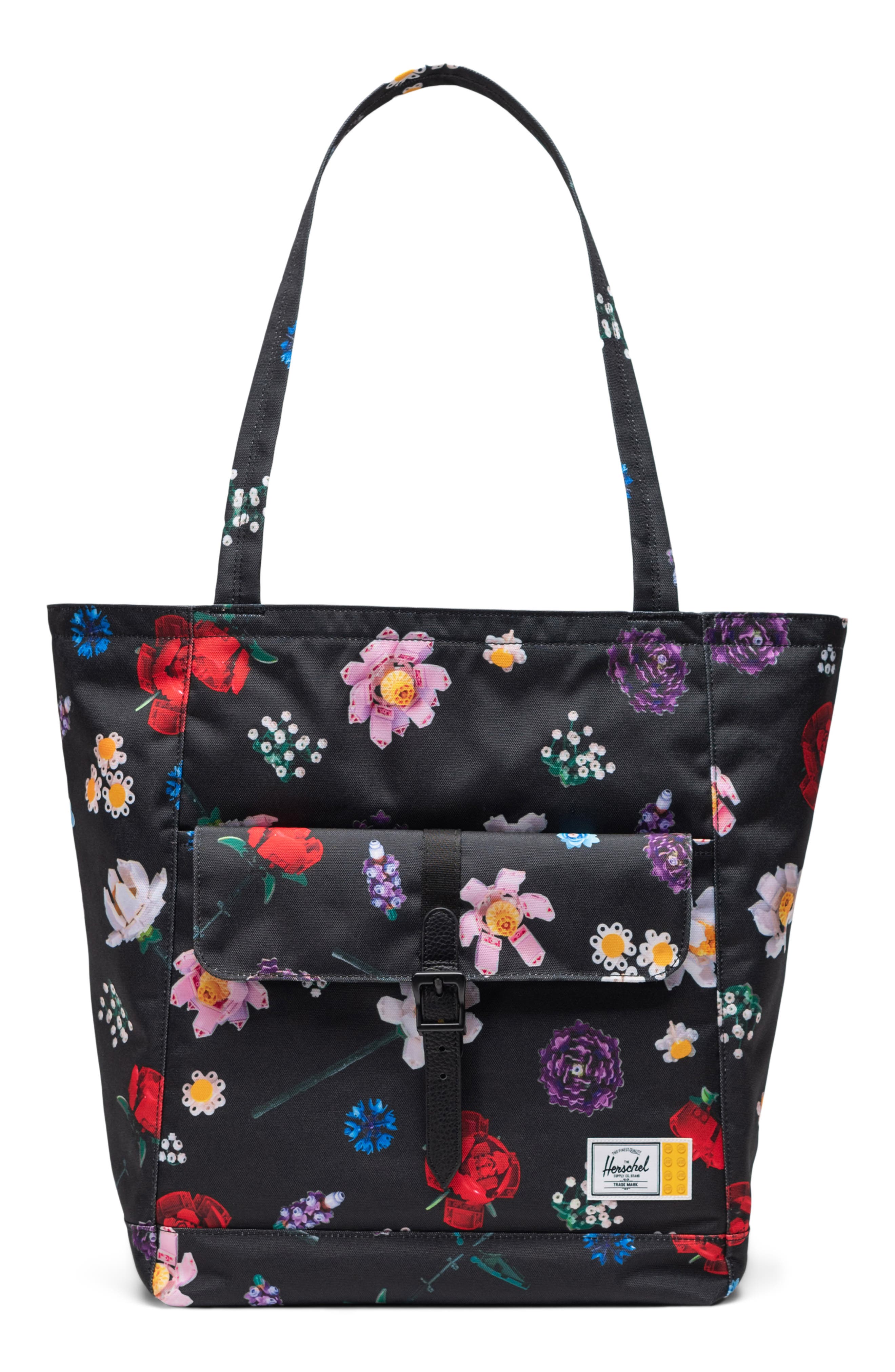 LEGO® Retreat Tote, Main, color, FALLING FLORALS