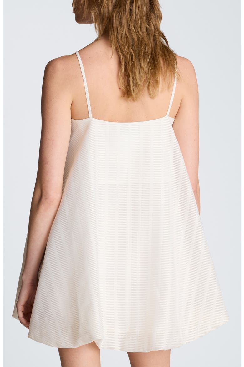 Bubble Hem Swing Minidress, Alternate, color, OYSTER
