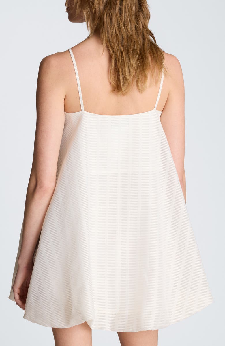 Kenneth Cole Bubble Hem Swing Minidress, Alternate, color, Oyster