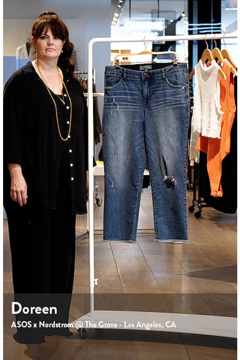 'Ab'Solution Stretch Skinny Crop Jeans (Nordstrom Exclusive) video