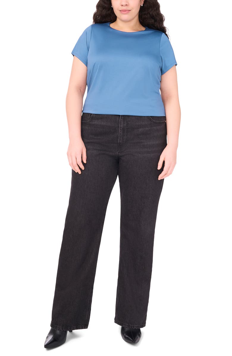 Halogen<sup>®</sup> Compression T-Shirt, Alternate, color, Aegean Blue