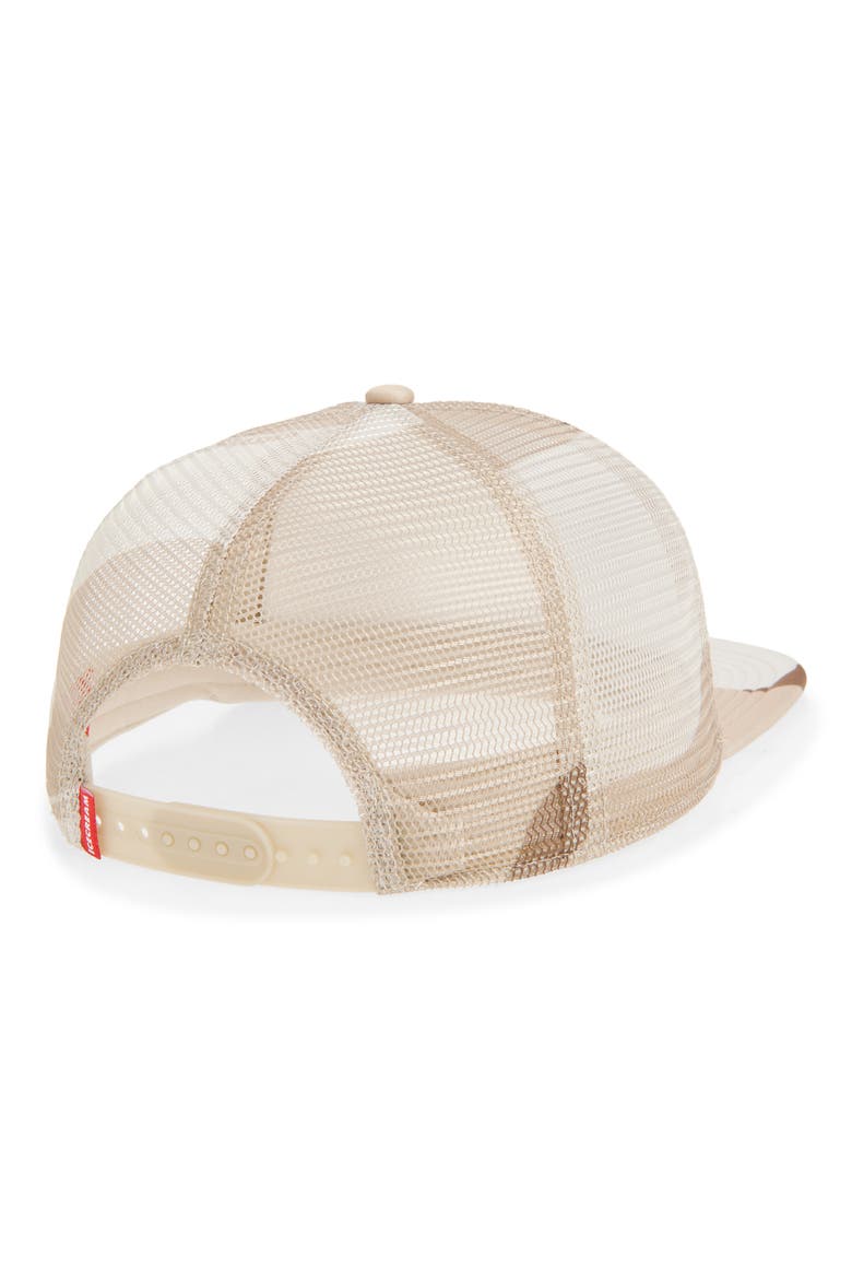 Stamp Camouflage Snapback Trucker Hat, Alternate, color, CAMO