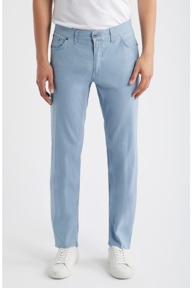 Chuck Modern Fit Linen & Cotton Pants, Main, color, CLOUD