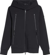 Moncler Cotton Blend Zip-Up Hoodie