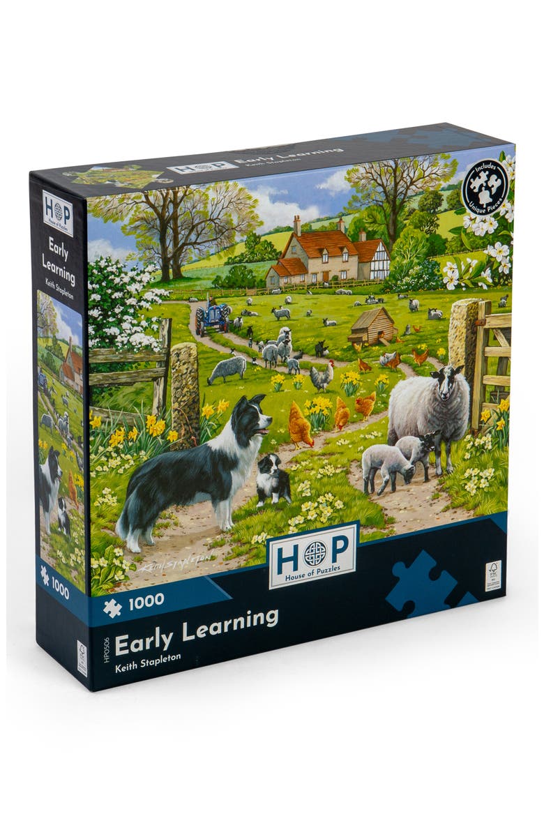 Early Learning 1,000-Piece Jigsaw Puzzle, Main, color, NONE
