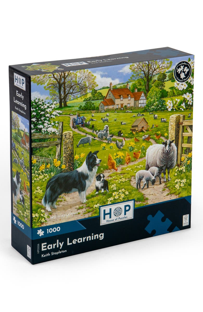 The House of Puzzles Early Learning 1,000-Piece Jigsaw Puzzle, Main, color,