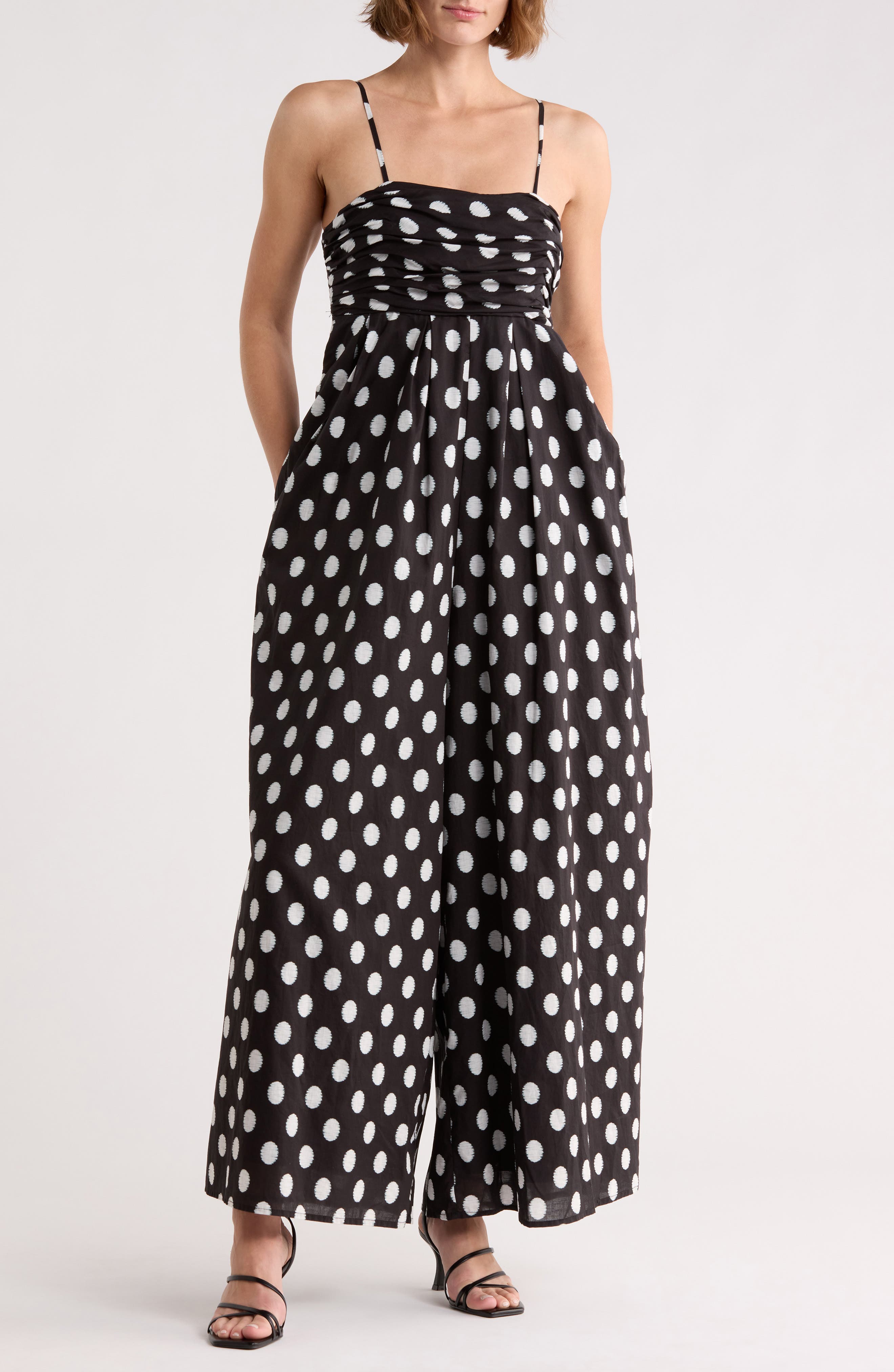 Hutch Ottie Polka Dot Wide Leg Jumpsuit