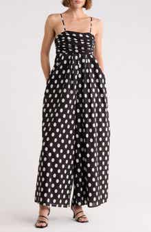 Hutch Ottie Polka Dot Wide Leg Jumpsuit