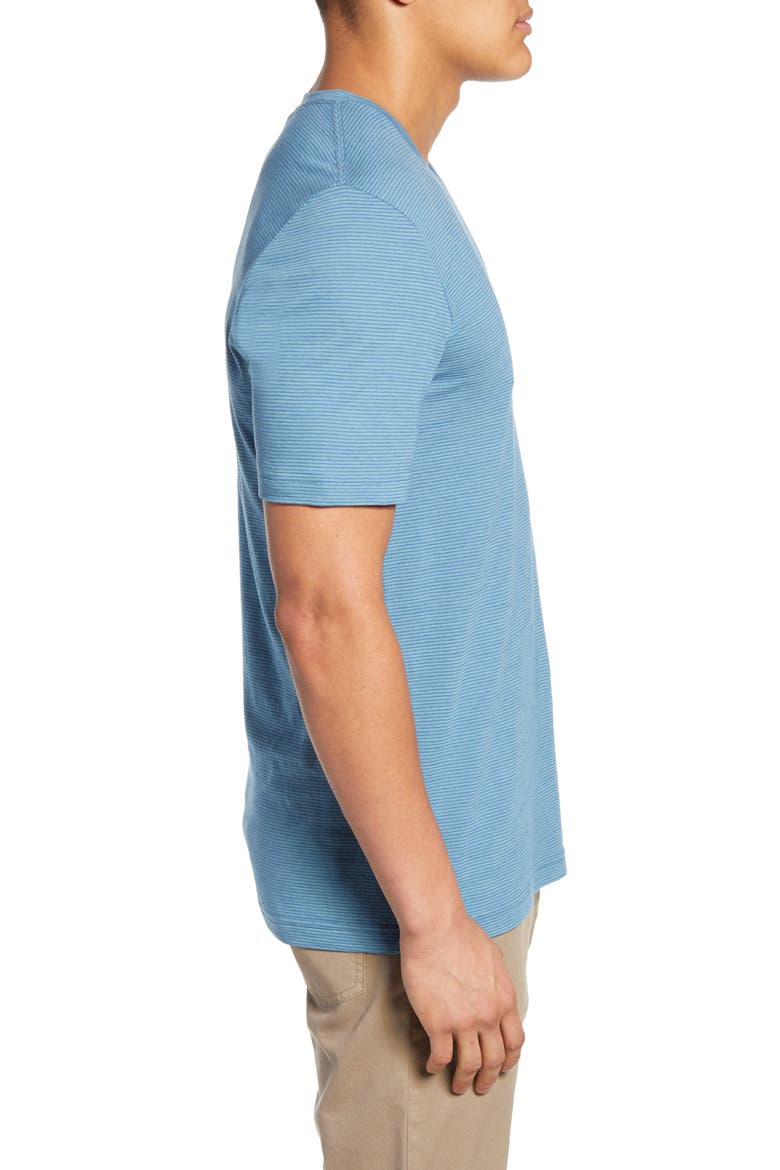 Trumbull V-Neck T-Shirt, Alternate, color, HEATHER PROVINCIAL BLUE