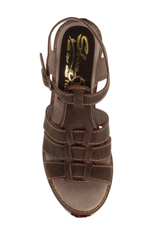 Sbicca Oakdale Clog Sandal In Brown