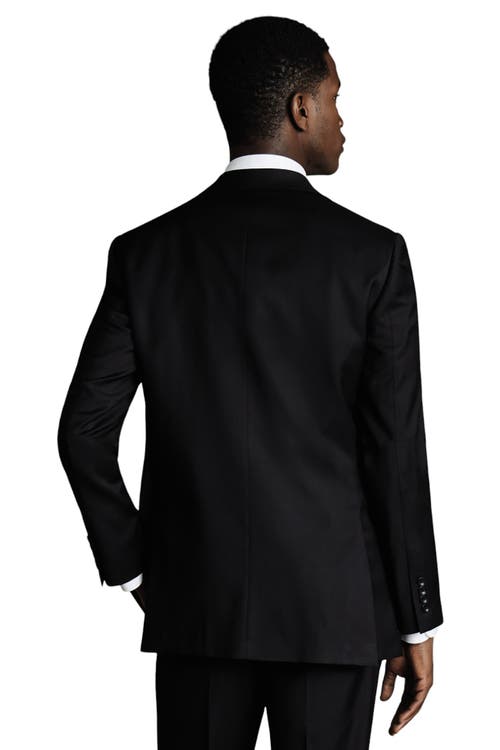 CHARLES TYRWHITT CHARLES TYRWHITT SLIM FIT TWILL NATURAL STRETCH SUIT JACKET