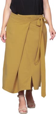 Standards & Practices Wrap Maxi Skirt