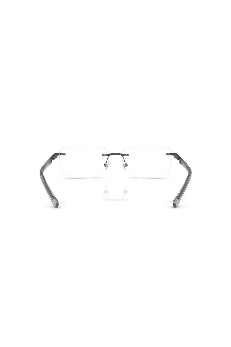 55mm Rectangle optical glasses, Alternate, color, Grey