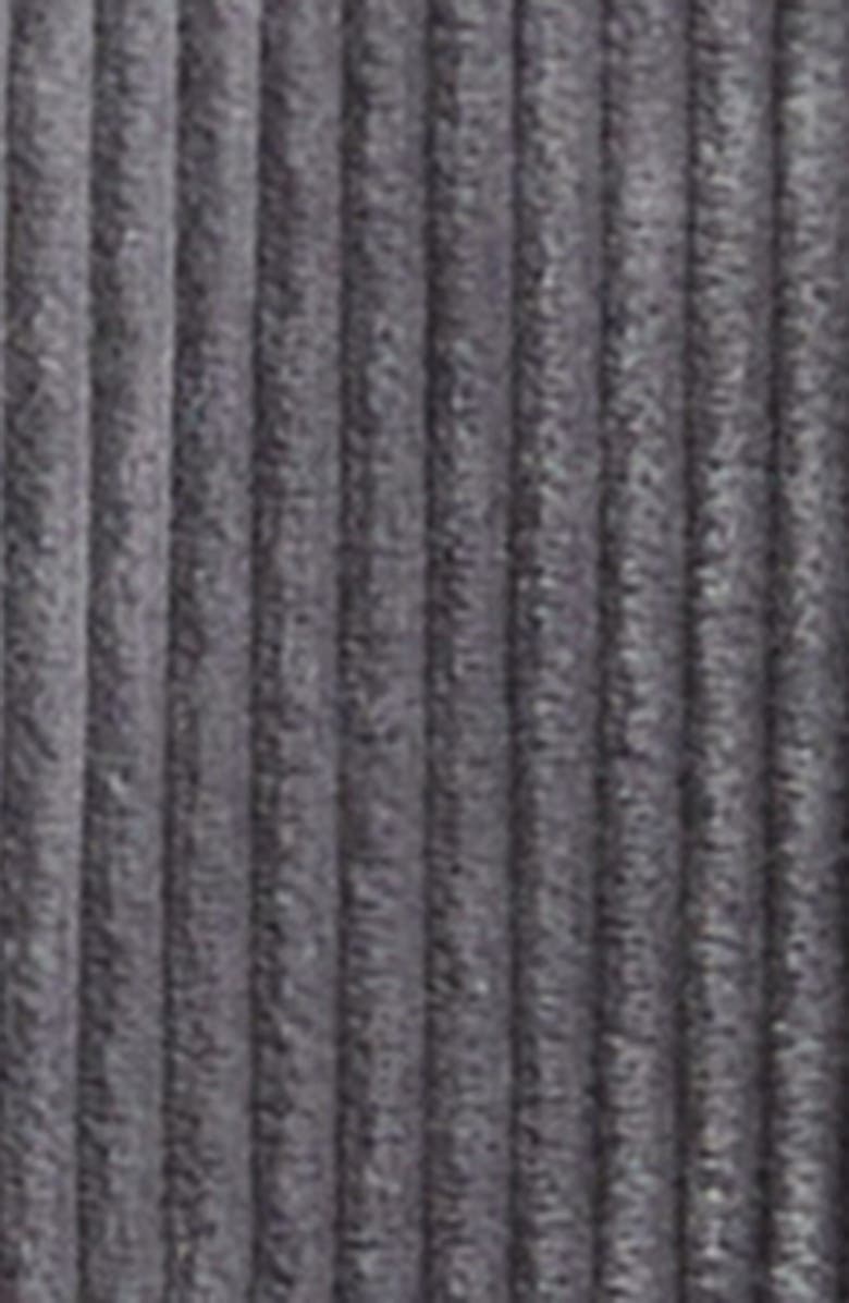 Bottega Veneta Matte Cotton Corduroy Button-Up Shirt, Alternate, color, 1230 Thunder