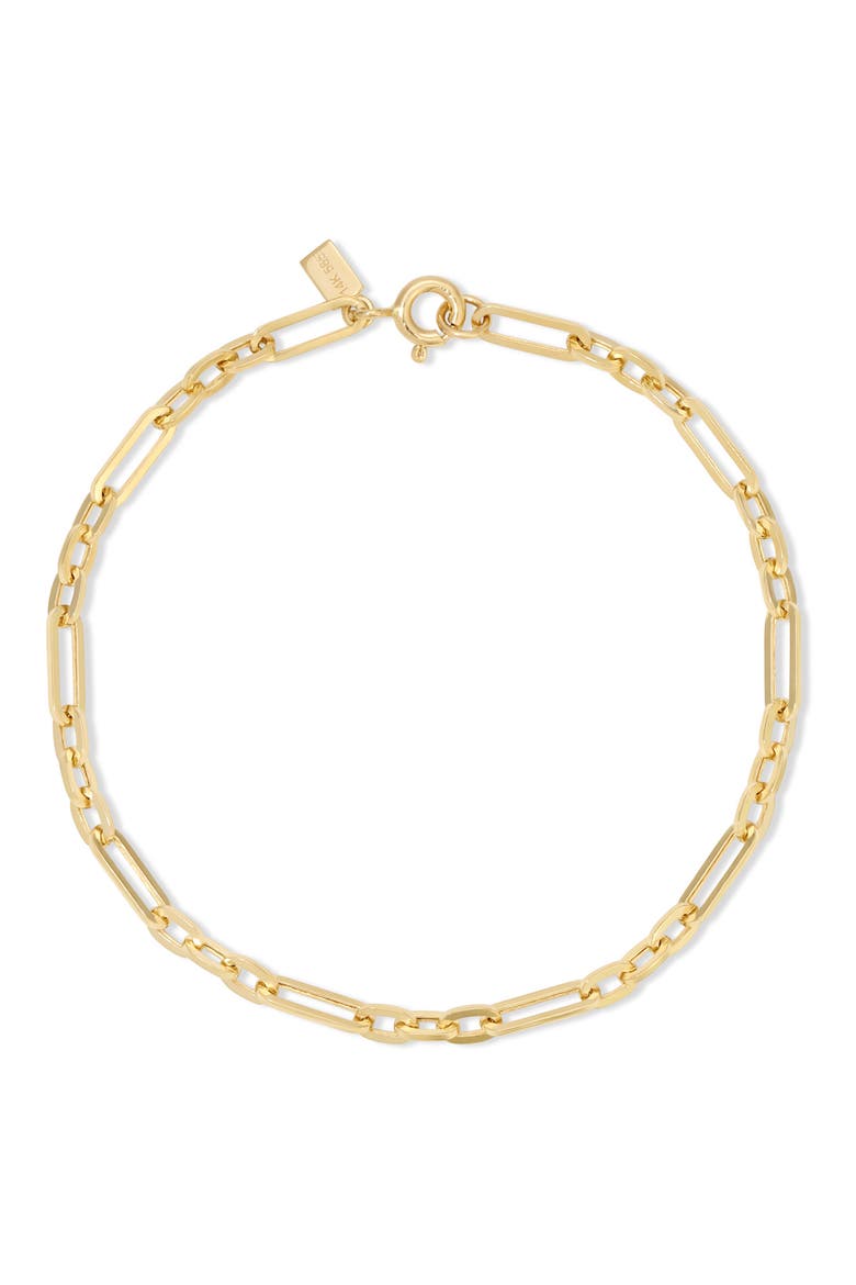 Mini Mixed Chain Bracelet, Main, color, 14K YELLOW GOLD