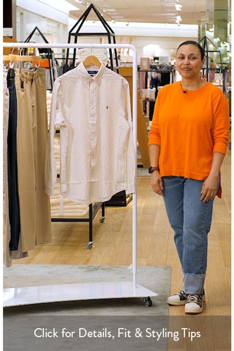 Classic Fit Stripe Cotton Broadcloth Button-Down Shirt video