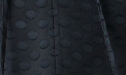 Akris Punto Polka Dot Devoré Peasant Top In Black