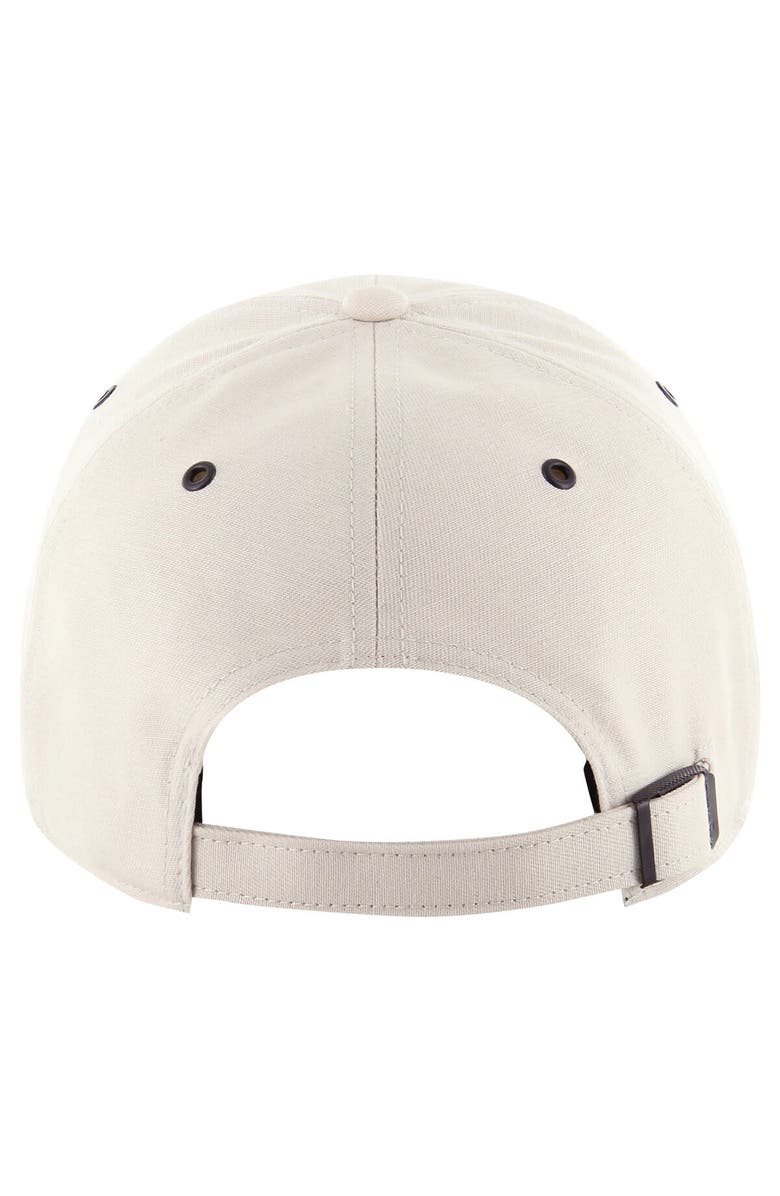 '47 Men's '47 Cream Memphis Grizzlies Lunar Clean Up Adjustable Hat, Alternate, color, 