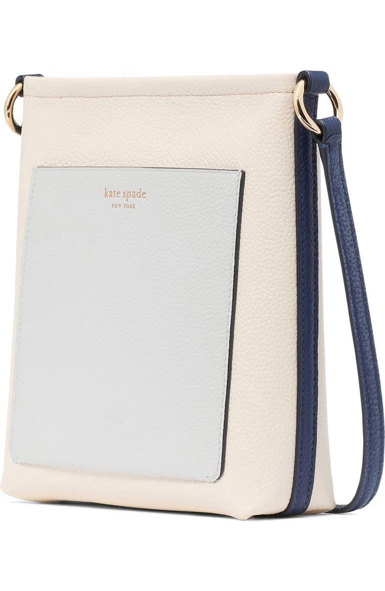 Kate Spade New York ava colorblock pebbled leather crossbody bag, Alternate, color, Stone Path Multi