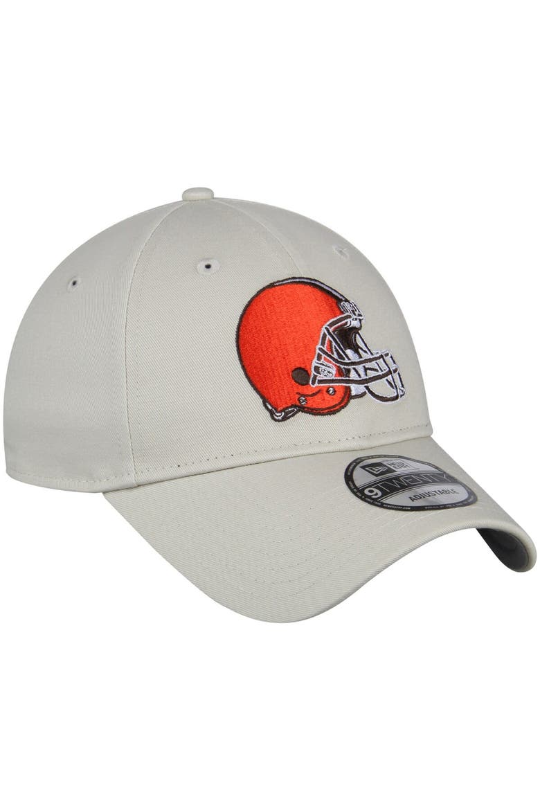 Men's New Era Khaki Cleveland Browns Playmaker 9TWENTY Adjustable Hat, Alternate, color, Khaki