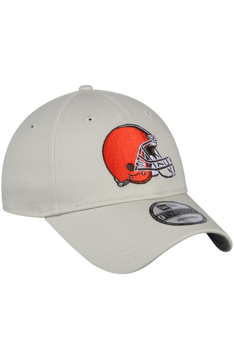 New Era Men's New Era Khaki Cleveland Browns Playmaker 9TWENTY Adjustable Hat, Alternate, color, Khaki
