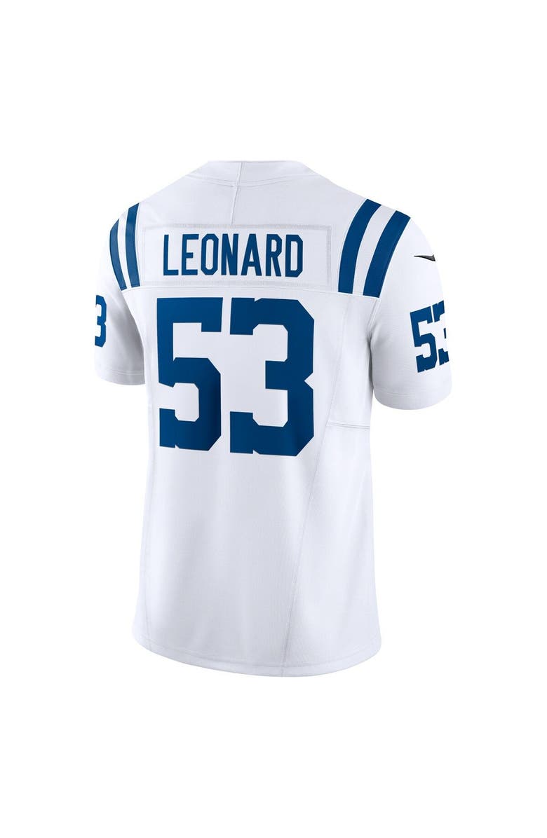 Nike Men's Nike Shaquille Leonard White Indianapolis Colts Vapor F.U.S.E. Limited Jersey, Alternate, color, 