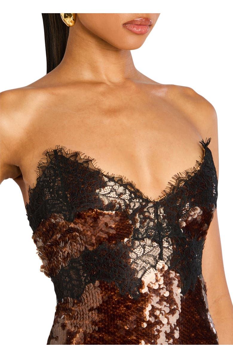 Retrofête Ellen Sequin Dress, Alternate, color, 