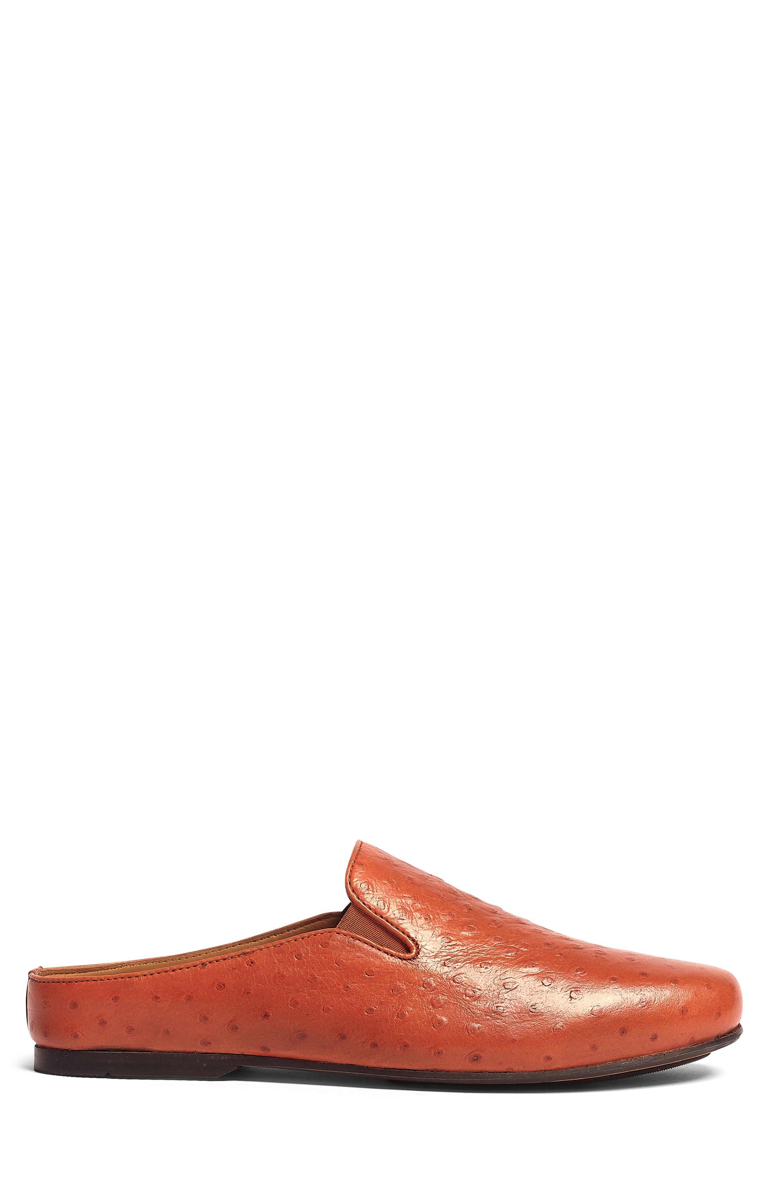 Carlos by Carlos Santana Achilles Ostrich Embossed Leather Mule, Alternate, color, Tan