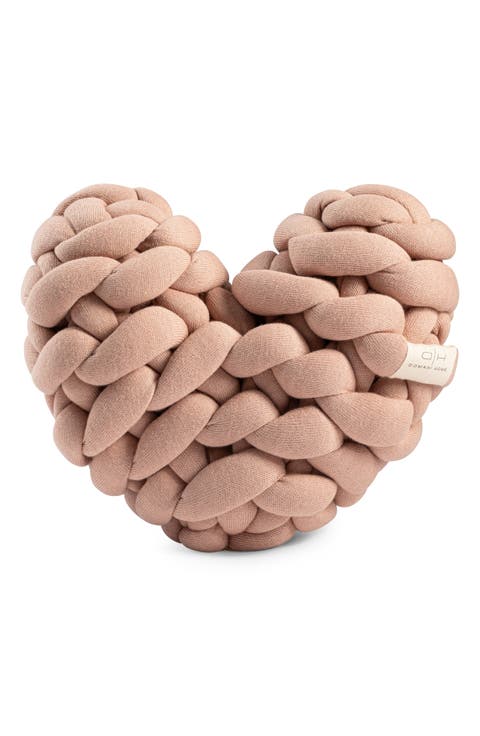 Kids' Heart Knot Accent Pillow