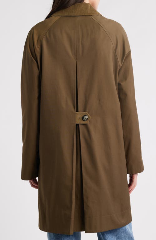 Sam Edelman Corduroy Collar Raincoat