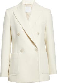 Eleventy Double Breasted Wool Blazer