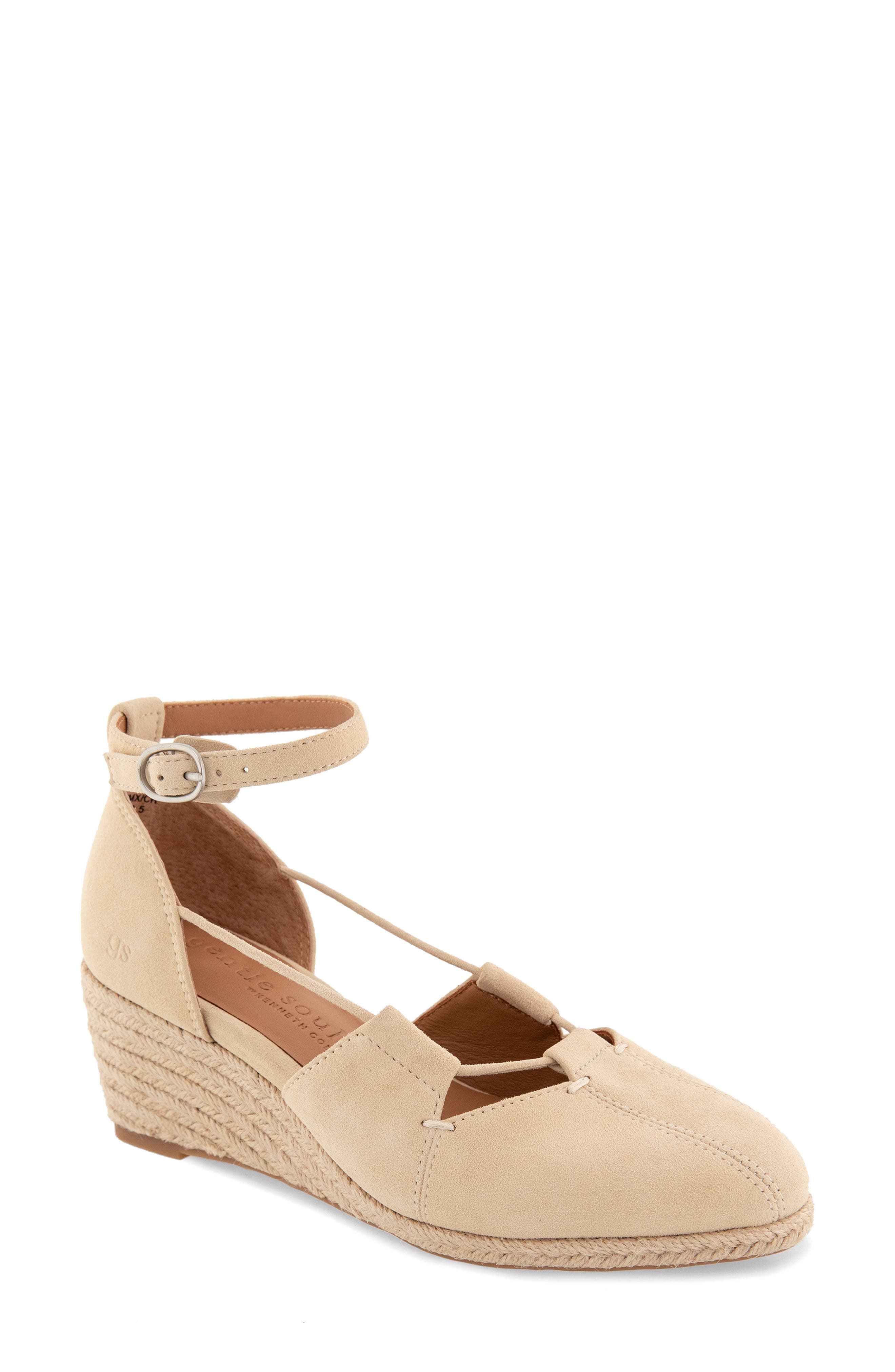 Gentle Souls Ori Ankle Strap Platform Wedge Espadrille, Main, color, 