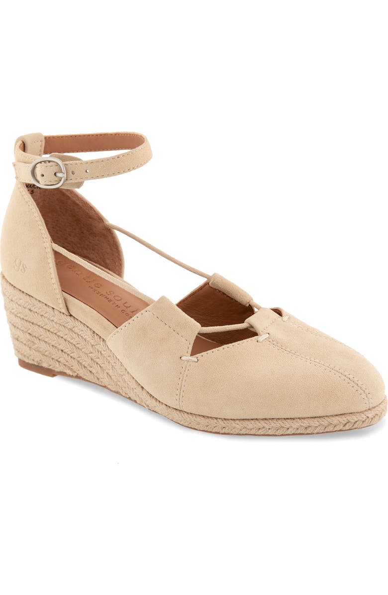 Gentle Souls Ori Ankle Strap Platform Wedge Espadrille, Main, color,