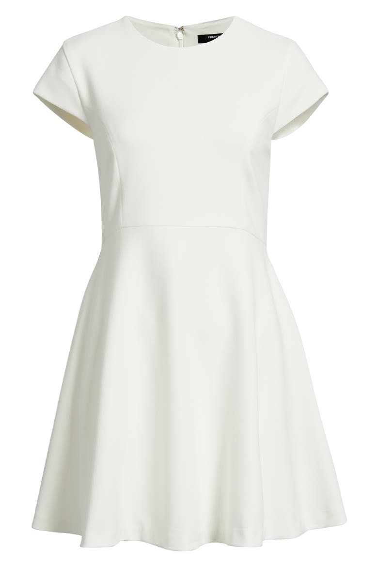 Cap Sleeve Fit & Flare Minidress, Alternate, color, SUMMER WHITE