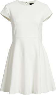 French Connection Cap Sleeve Fit & Flare Minidress