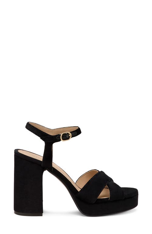 Stuart Weitzman Dayna Platform Sandal In Black