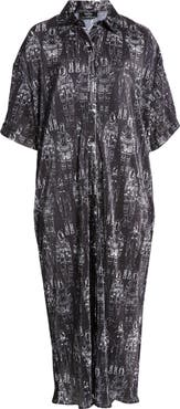 Dressed in Lala Astronaut Plissé Shirt Dress