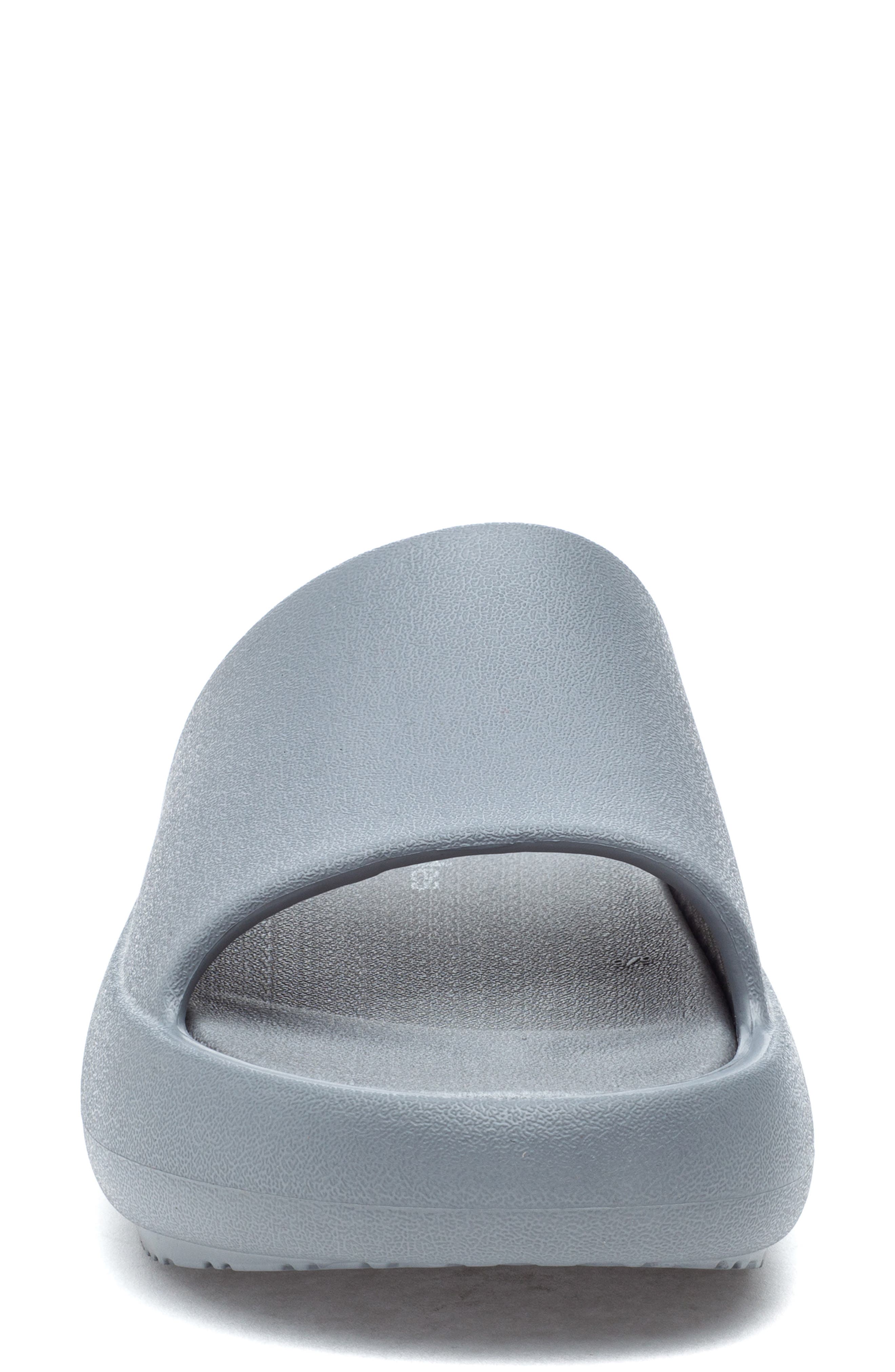 BEACH SLIDES Squish Slide Sandal, Alternate, color, GREY EVA