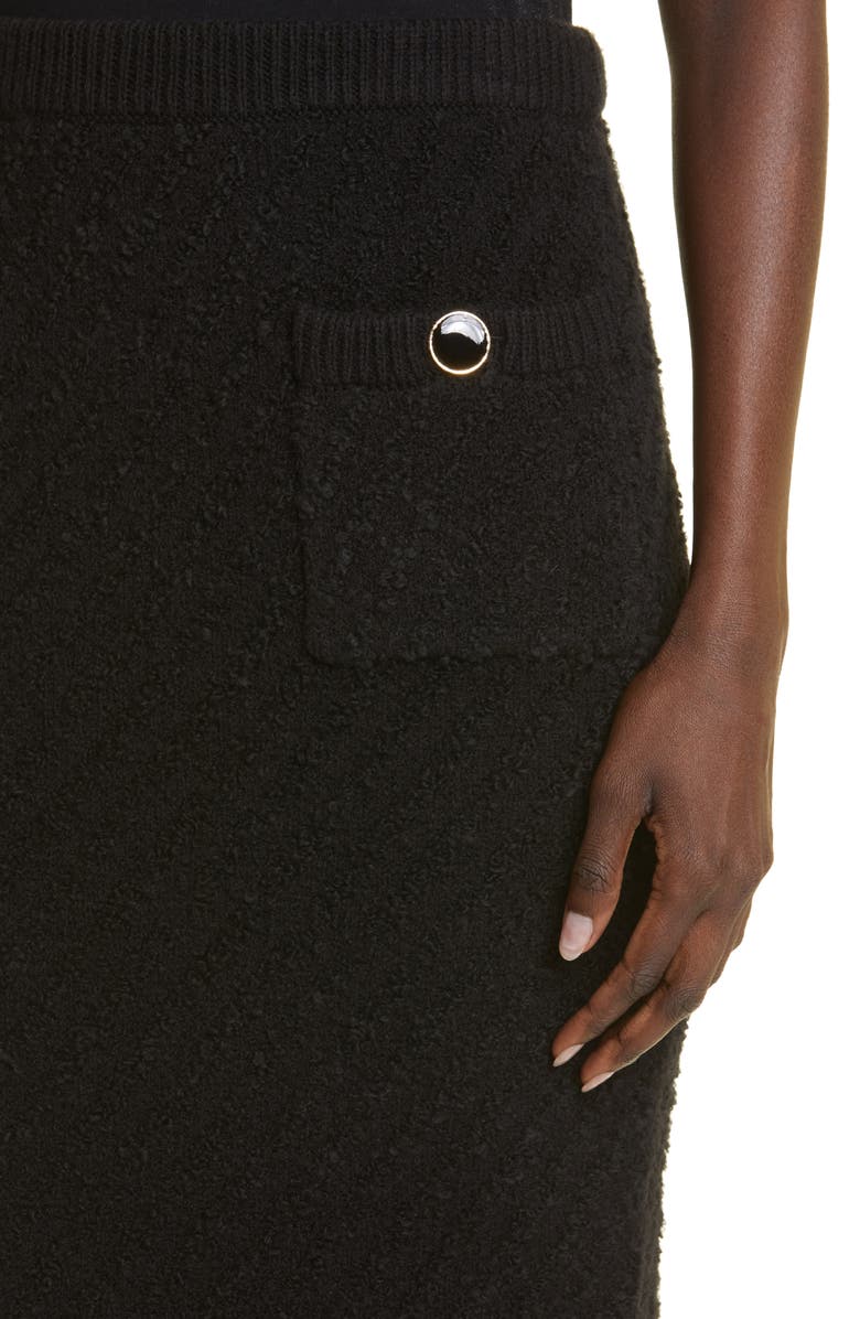 St. John Collection Bouclé Twill Knit Skirt, Alternate, color, 