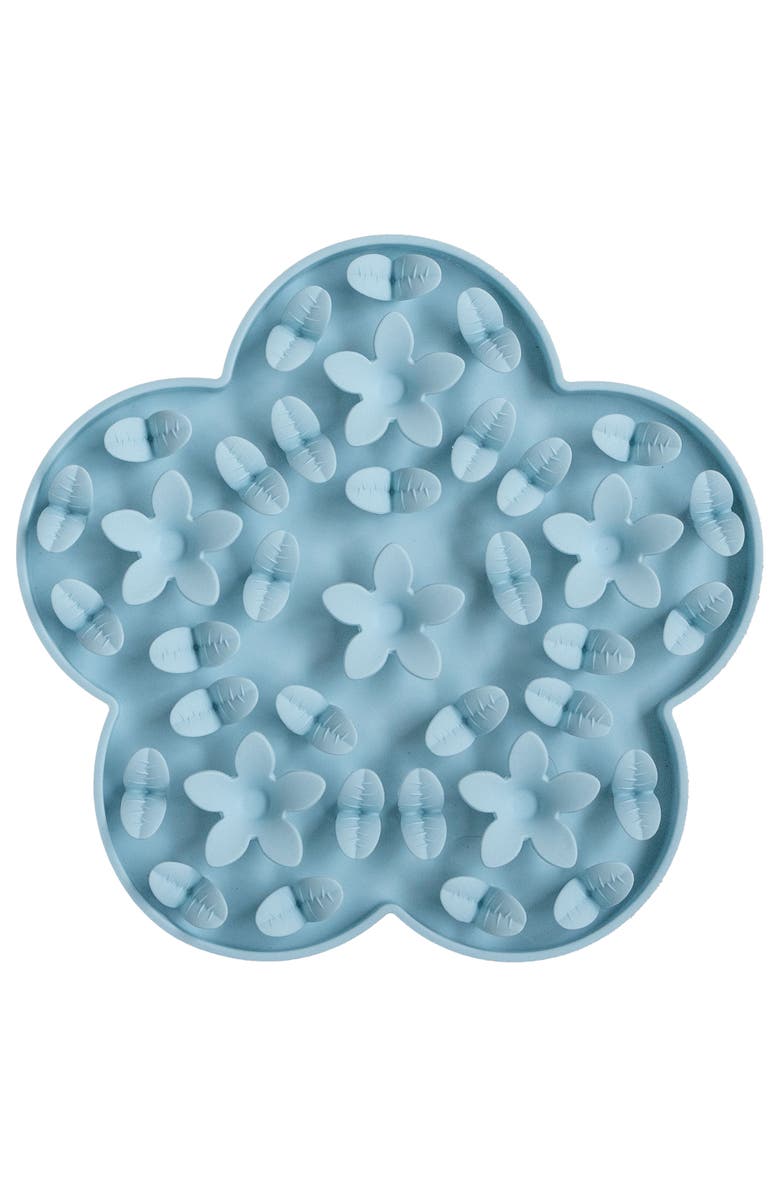 Dexypaws Enrichment Snuffle Mat Textured Dog Feeding Pad, Main, color, Blue